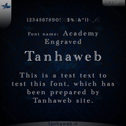 دانلود فونت انگلیسی Academy Engraved LET