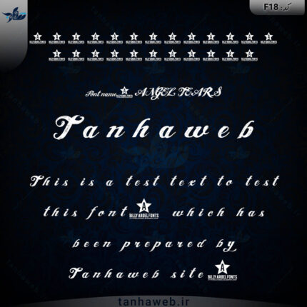 دانلود فونت انگلیسی ANGEL TEARS