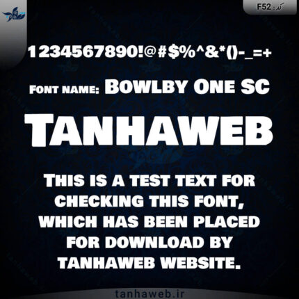 دانلود فونت انگلیسی Bowlby One SC