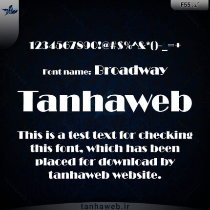 دانلود فونت انگلیسی Broadway