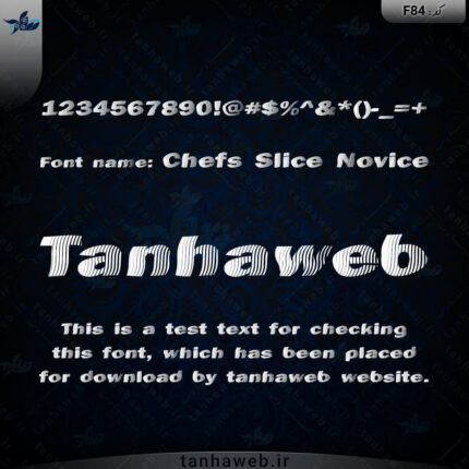 دانلود فونت انگلیسی Chefs Slice Novice