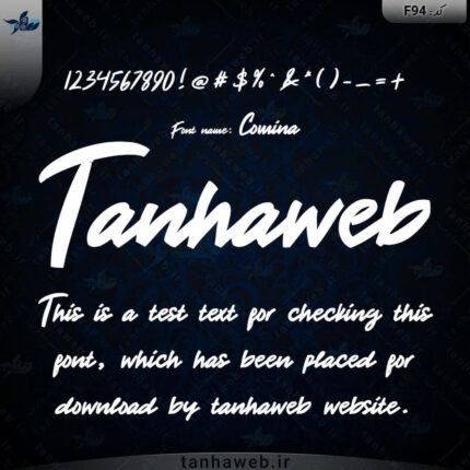 دانلود فونت انگلیسی کومینا Comina از تنها وب