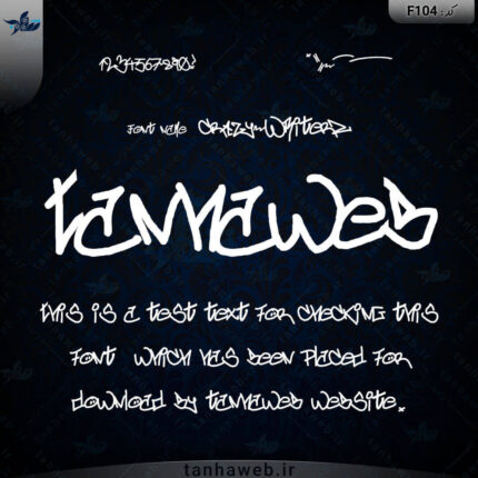 دانلود فونت انگلیسی crAzy-WRiterZ