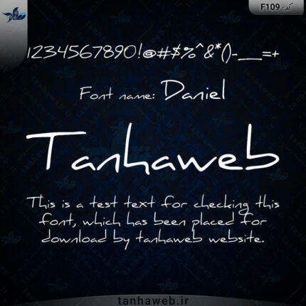 دانلود فونت انگلیسی دانیل Daniel