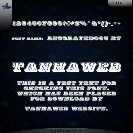 دانلود فونت انگلیسی Decorated035 BT