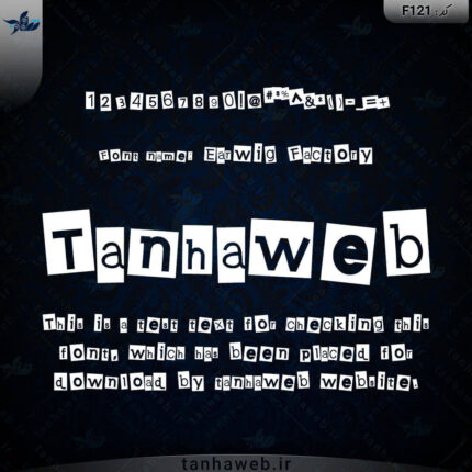 دانلود فونت انگلیسی Earwig Factory