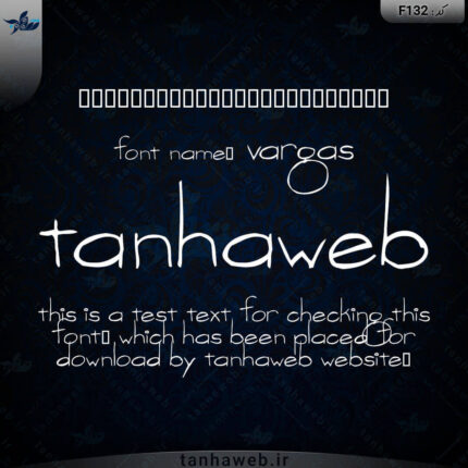 دانلود فونت انگلیسی وارگاس vargas