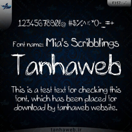 دانلود فونت انگلیسی Mia's Scribblings ~
