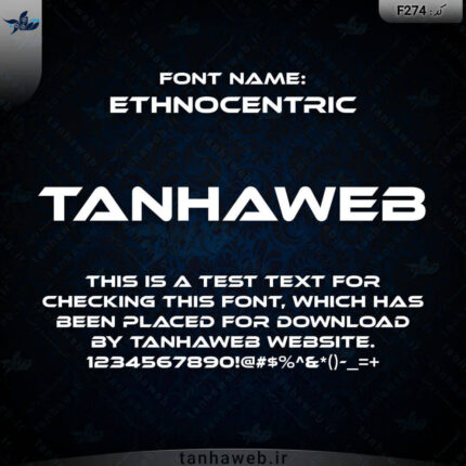 دانلود فونت انگلیسی Ethnocentric مرجع فونت انگلیسی تنهاوب